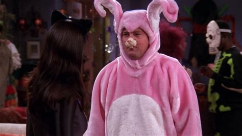 friends bunny costume|monica chandler bunny costume.